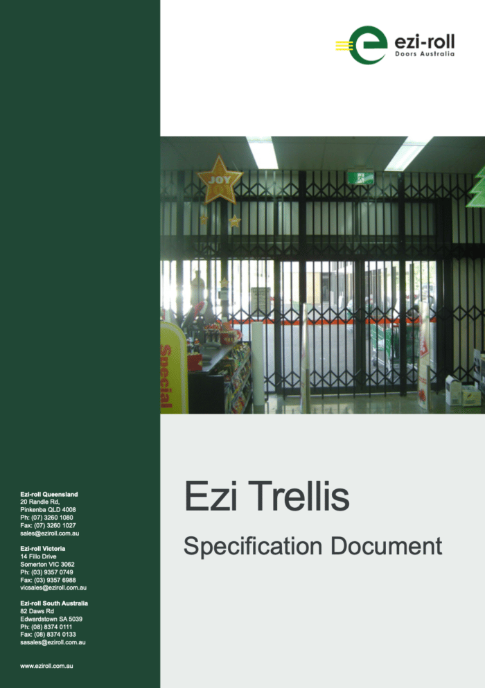 Ezi Trellis Ezi Roll Doors Australia