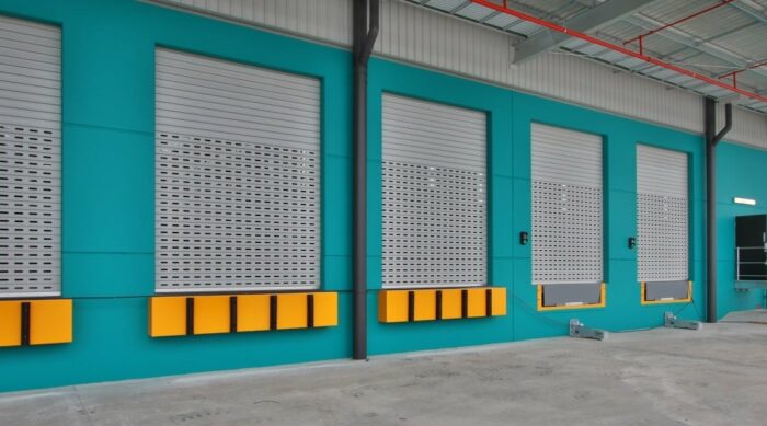 industrial steel roller shutter doors