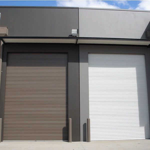 Ezi-roll GSB Roller Door - black and white security roller shutters